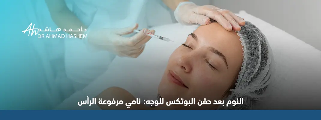 طريقة النوم بعد حقن البوتكس للوجه