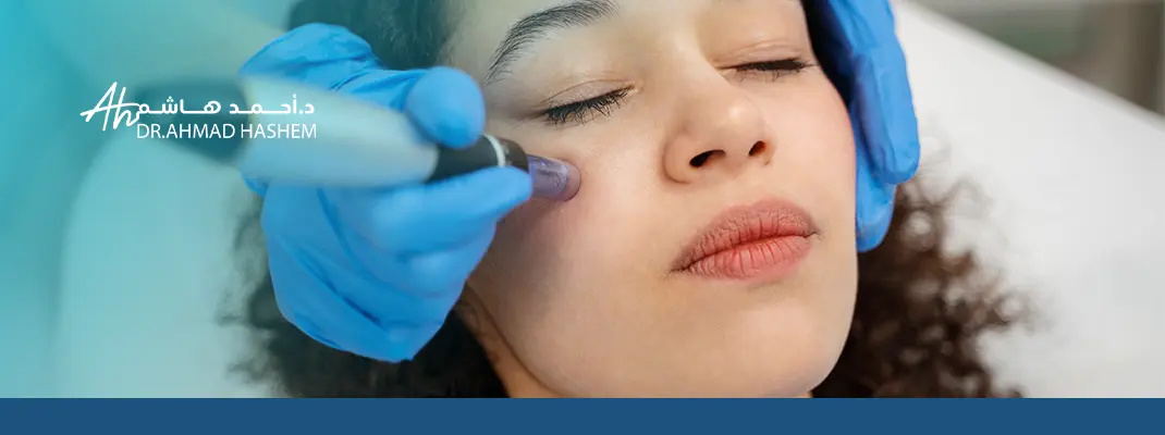 شكل الوجه بعد الديرمابن