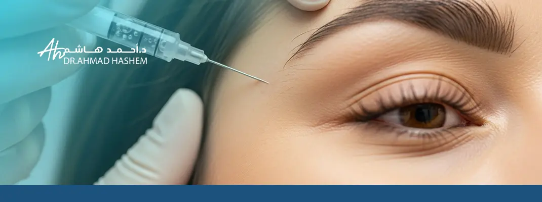 منطقة الصدغين في الوجه