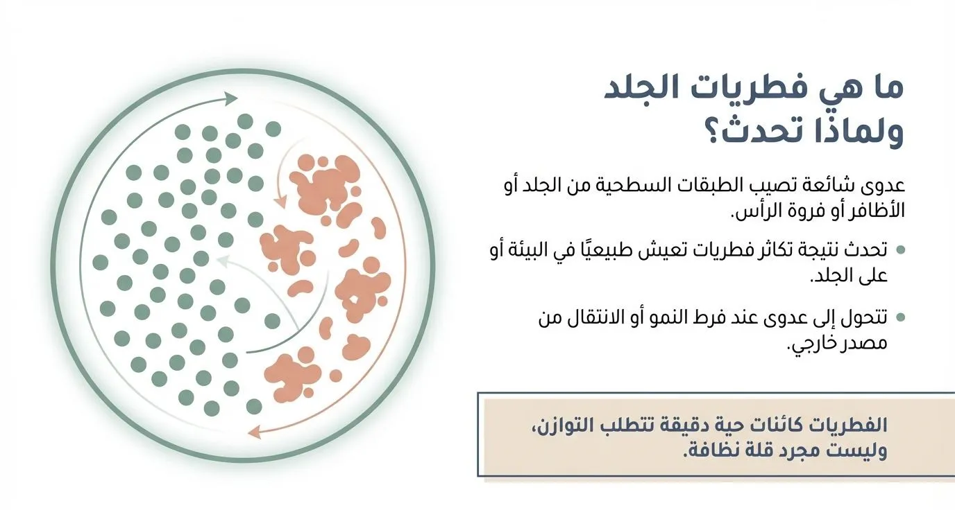 خريطة علاج فطريات الجلد