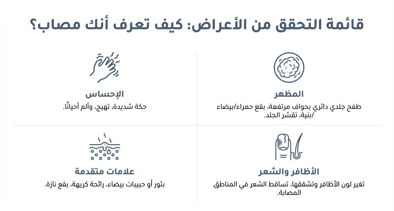 خريطة علاج فطريات الجلد