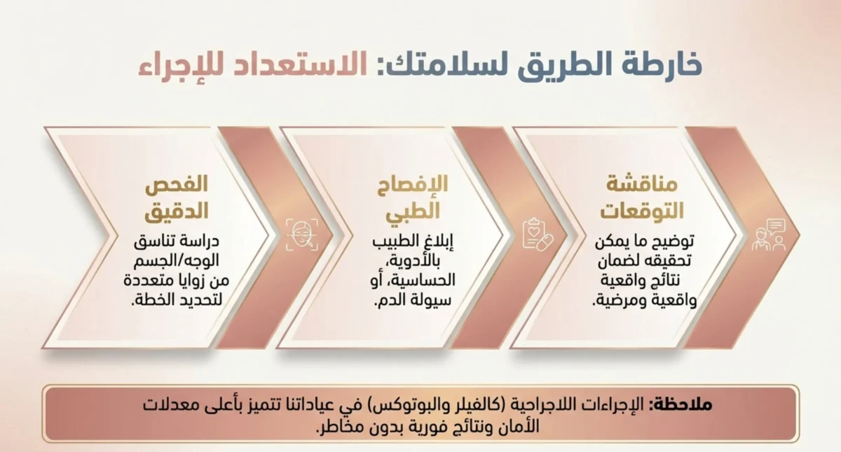 خريطة السلامة لأفضل دكتور تجميل في جدة