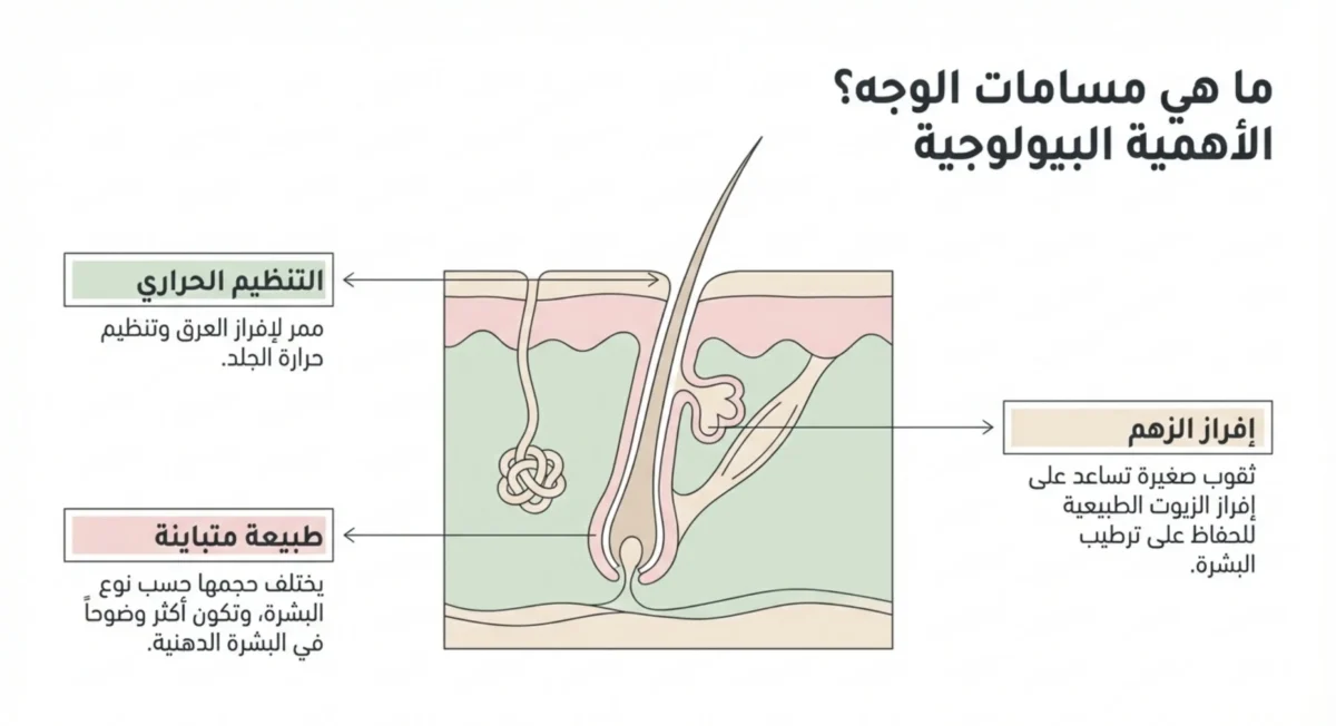 علاج المسامات بالوجه 01