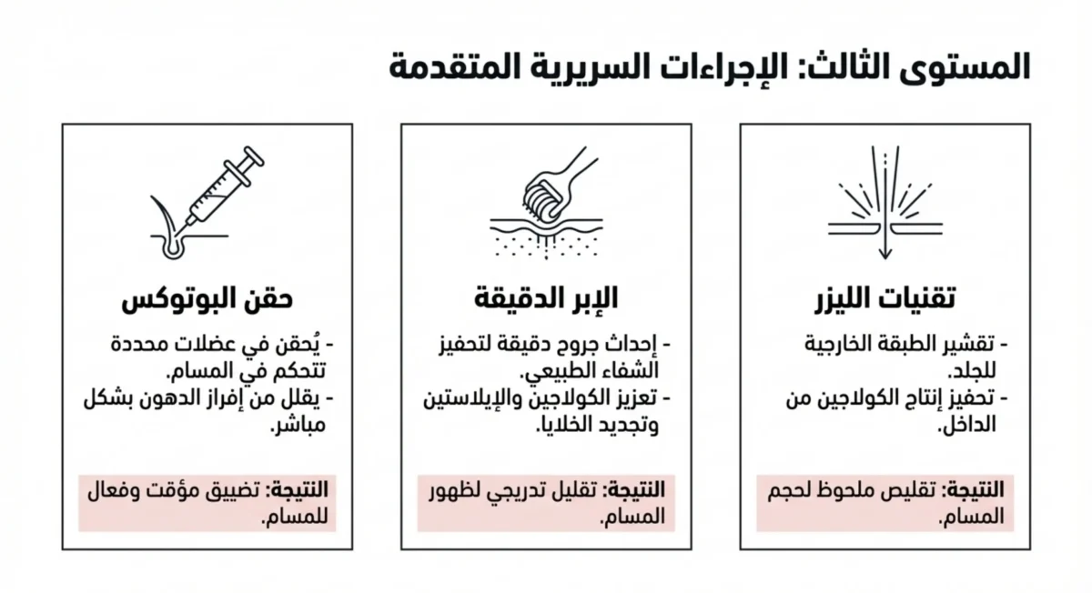 علاج المسامات بالوجه 07